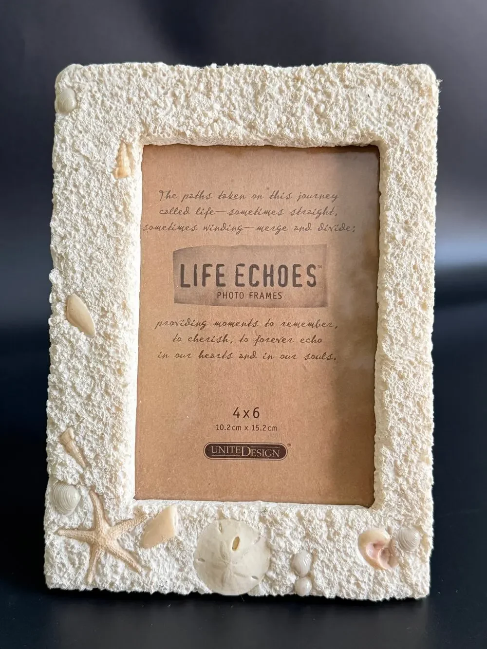 Vintage Seashell Beach Photo Frame 4